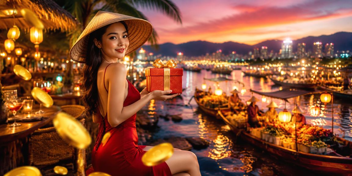 Người dùng tại Nha Trang đăng ký tham gia giải thưởng và bonus trên bãi biển