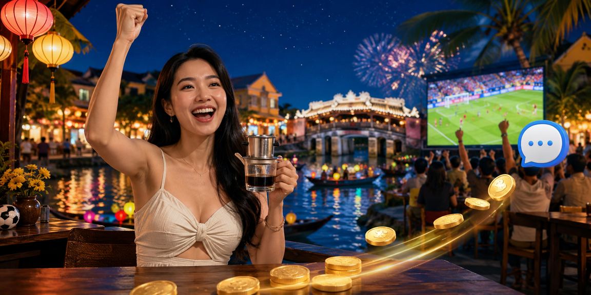 Bầu không khí cá cược và giải trí sôi nổi tại một sự kiện thể thao Việt Nam