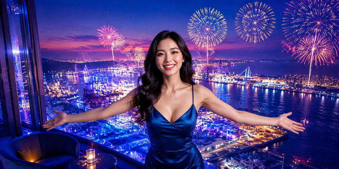 Không khí lễ hội sôi động tại Vũng Tàu với màn hình hiển thị bonus nạp tiền